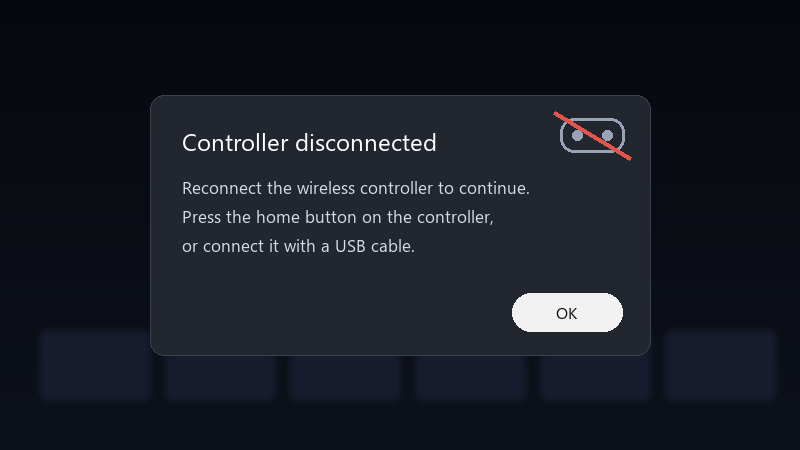 Controller disconnected