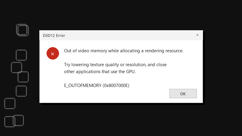 D3D12 Error