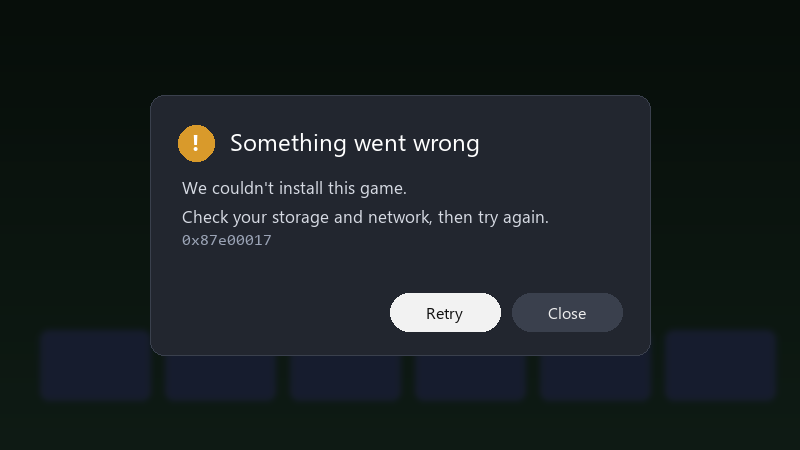 Something went wrong