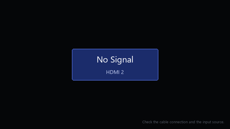 No Signal