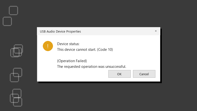 USB Audio Device Properties